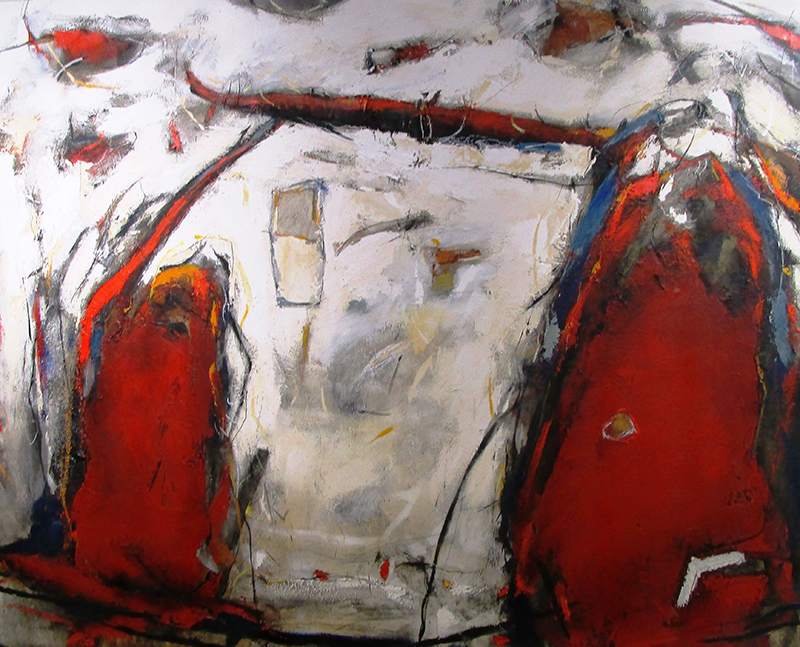 Ohne Titel, Nr.11001, 2011;Acryl-Leinwand,;120 x 150 cm;Preis auf Anfrage - Galerie Wroblowski